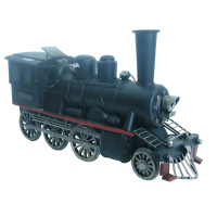 Масштабная модель черного паровоза Читтанога, длина 24 см