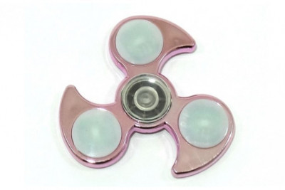 Спиннер Светящийся розовый