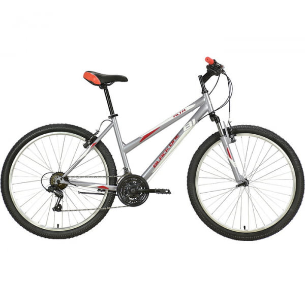 Горный велосипед Black One Alta 26 серый/красный/белый 2020-2021x18