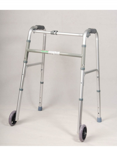 Ходунки 2-х колесные, однокнопочные, складные с регулир. высотой высота: 79 -...