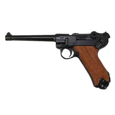 Пистолет парабеллум Люгер Р08, 1898г. 1-я и 2-ая МВ, деревянные накладки