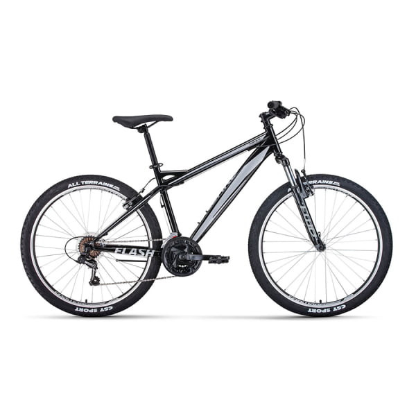 Горный велосипед 26" Forward Flash 26 1.0 черный/серый 20-21 г 19" RBKW1M16G008