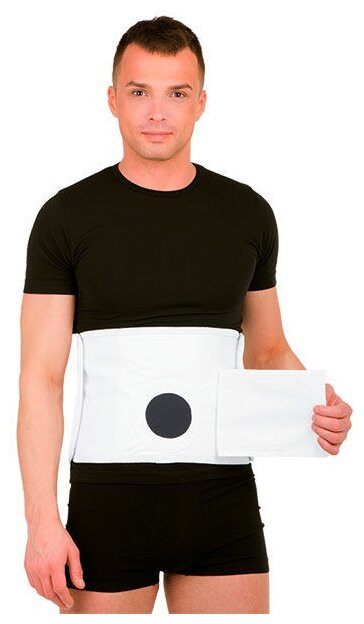 Бандаж послеоперационный (при стоме, с отверстием 85 мм под калоприемники для...