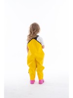 Детский непромокаемый полукомбинезон, цвет желтый, Björka