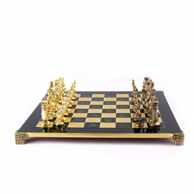 Шахматный набор Греко-Романский Период, латунь, размер фигурок 9.7 см
