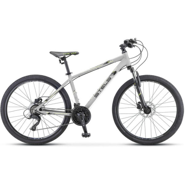 Велосипед гибрид Stels Navigator 590 D K010 серый/салатовый (LU094326)