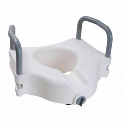 Насадка на унитаз с поручнями, высота 12,7 см