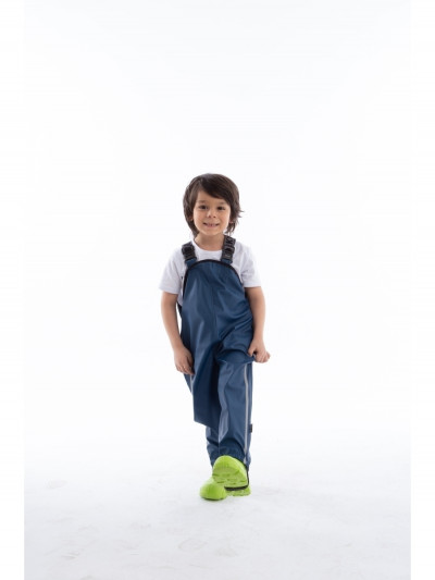 Детский непромокаемый полукомбинезон для мальчика, цвет темно-синий, Björka