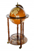 Глобус-бар напольный, диаметр сферы 33 см, Ptolemaeus