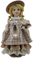 Кукла с букетом, 14 см, фарфор, Zampiva, Италия