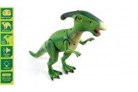 Игрушка робот динозавр на пульте управления The New World со светом и звуком, зеленый