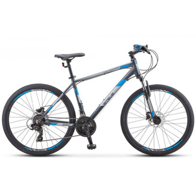 Велосипед гибрид Stels Navigator 590 D K010 серый/синий (LU094326)