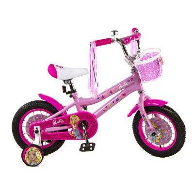 Детский велосипед хардтейл 12" Barbie розовый ВНМ12136