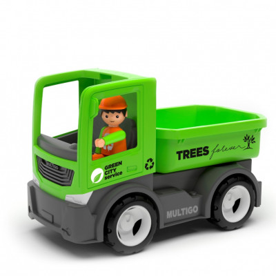 Городской грузовик с водителем игрушка 22 см