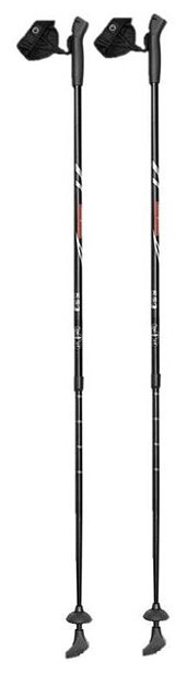 Трость для скандинавской ходьбы 115 - 140 см,( в упак. 25 пар) цвет черный