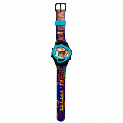 Часы детские наручные электронные Nerf, темно-синие