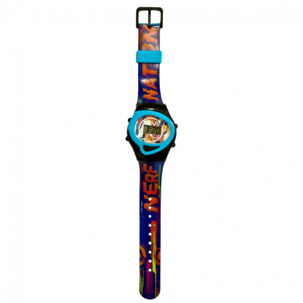 Часы детские наручные электронные Nerf, темно-синие
