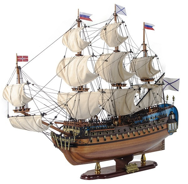 Сувенирная модель Корабль "Ингерманланд", 1715г., 78x26x73 см