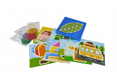 Детская развивающая игра с Картинками-крючками