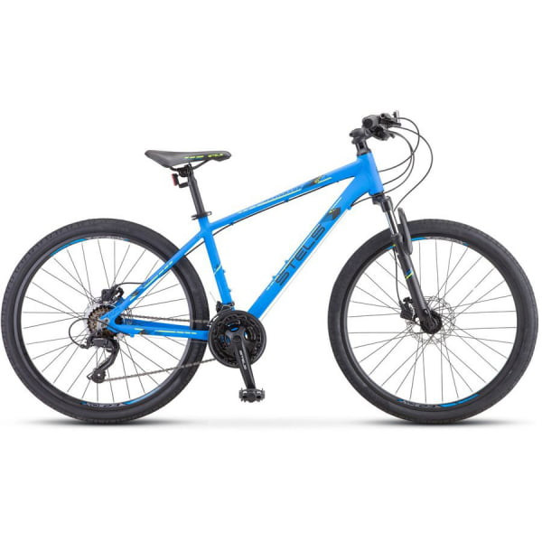 Велосипед гибрид Stels Navigator 590 D K010 синий/салатовый (LU094326)