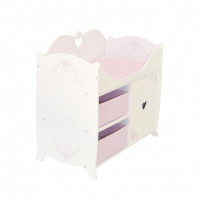 Кроватка-шкаф для кукол серия "Розали", цвет Бьянка