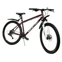 Горный велосипед 27,5" Forward Sporting 27,5 3.2 HD темно-красный/серебро 2023г