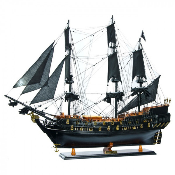Сувенирная модель корабля парусника "Черная жемчужина"
