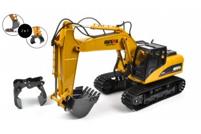 Радиоуправляемый экскаватор 2 в 1 масштаб 1:14 2.4G