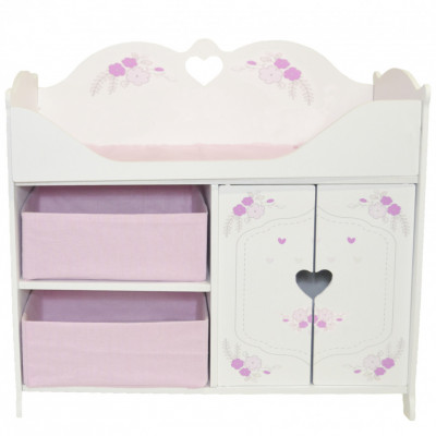 Кроватка-шкаф для кукол серия "Розали", цвет Пастель