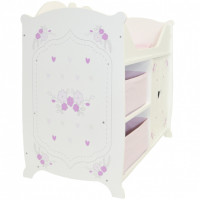 Кроватка-шкаф для кукол серия "Розали", цвет Пастель