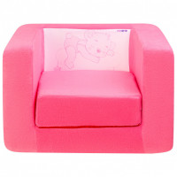 Раскладное бескаркасное (мягкое) детское кресло серии "Дрими", цвет Роуз, стиль 2