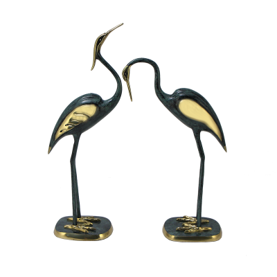 Бронзовая статуэтка Журавли
