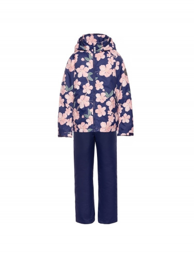 Демисезонный комплект BJÖRKA: куртка и полукомбинезон, цвет розовый