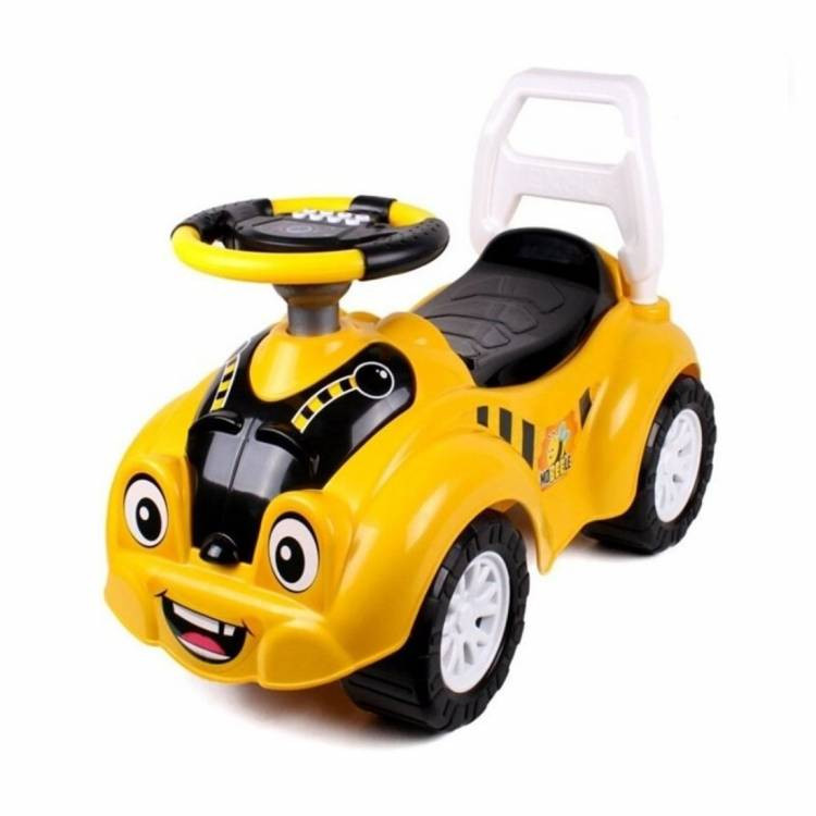 Детская машина-каталка от 1 года Пчёлка, музыкальный руль