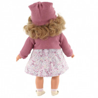 Кукла Абрил в розовом, 55 см