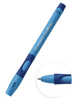 Ручка шариковая Stabilo Leftright для правшей, F, синий корпус, цвет чернил: синий, 2 шт в блистере