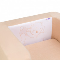 Раскладное бескаркасное (мягкое) детское кресло серии "Дрими", цвет Шоколад