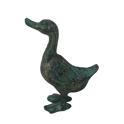 Фигура "Уточка",  чугун с патиной