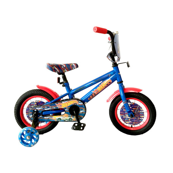 Детский велосипед хардтейл 12" Hot Wheels синий/красный ВН12138