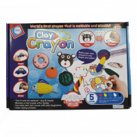 Набор для творчества Clay Crayon, 5 цветов