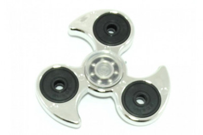 Спиннер серебристый