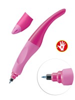 Ручка-роллер Stabilo Easy Start розовый корпус для правшей, в блистере