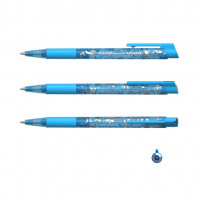 Ручка шариковая автоматическая ErichKrause® VIVO® Spring, цвет чернил синий (в коробке по 12 шт.)