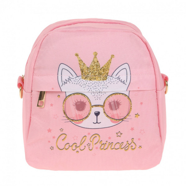 Рюкзак для девочки Киска принцесса 21*7*20см