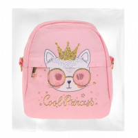 Рюкзак для девочки Киска принцесса 21*7*20см