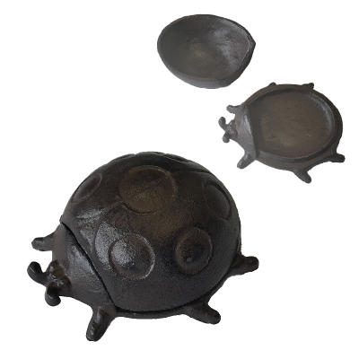 Шкатулка металлическая Божья коровка