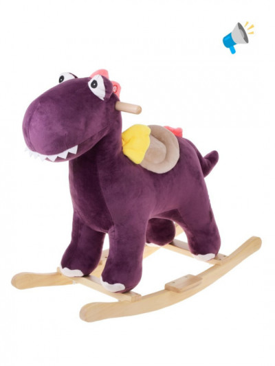 Динозаврик-качалка 74 см, звук, эл.пит.LR44*3шт.вх.в комплект