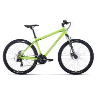 Горный велосипед 27,5" Forward Sporting 27,5 2.0 D ярко-зеленый/серебро 2022 г