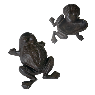Шкатулка чугун Лягушка