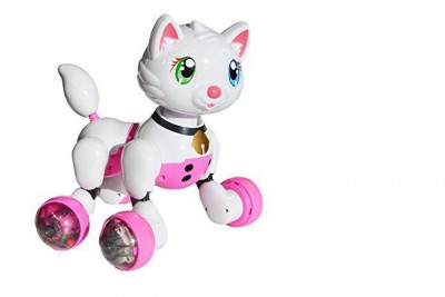 Интерактивная кошка Cindy с управлением голосом и руками (English version)